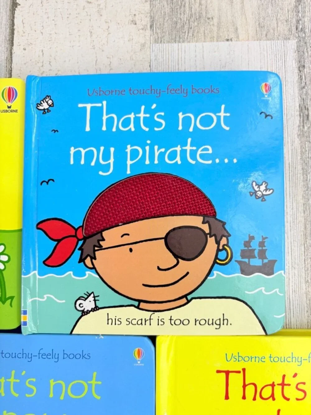 Lot of 7 THAT'S NOT MY Board Books Usborne  Touchy-Feely Train Pirate Tractor